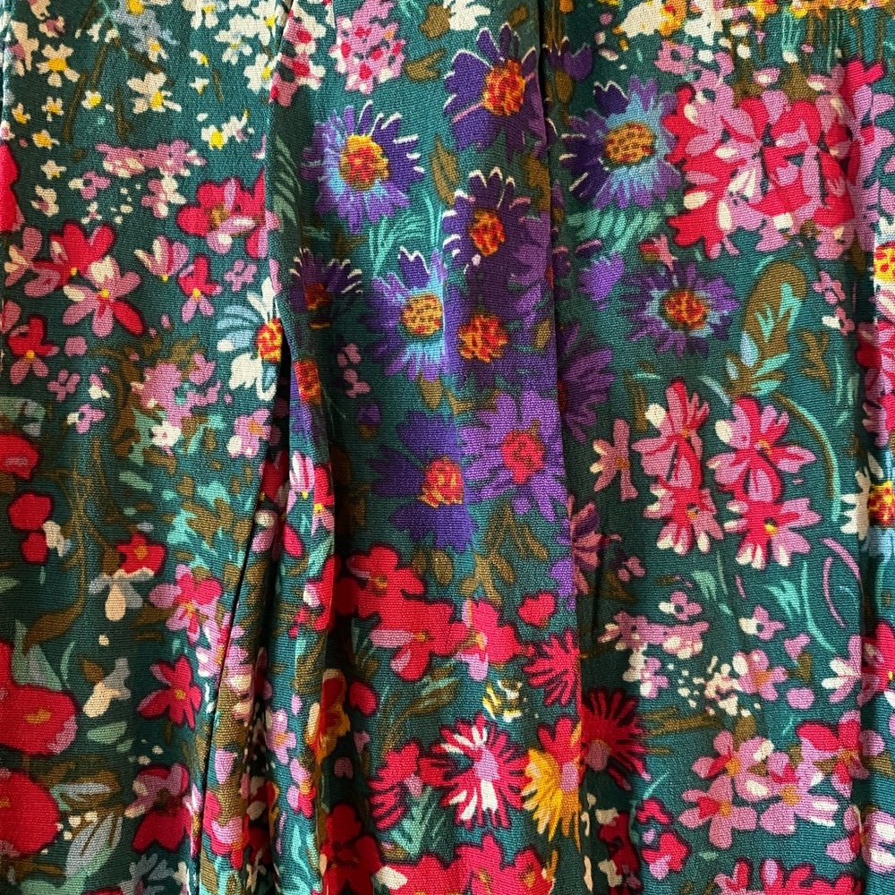 Maeve by Anthropologie Pleated Floral Garden Pants - Picture 4 of 5